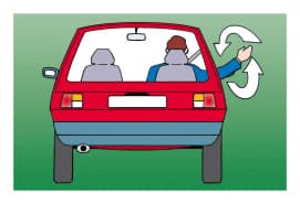 The driver intends to turn left.