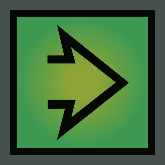 Directional indicator on.