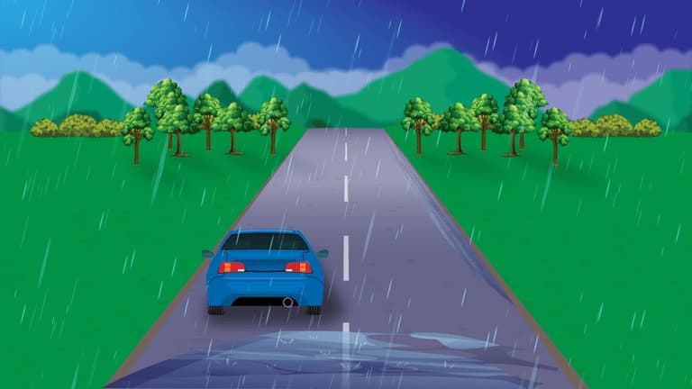 Because wheel-spray may impair visibility.