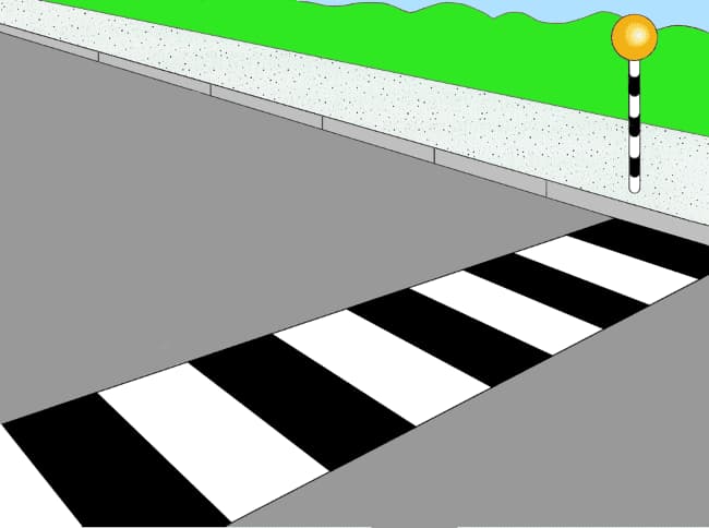 Zebra crossing.