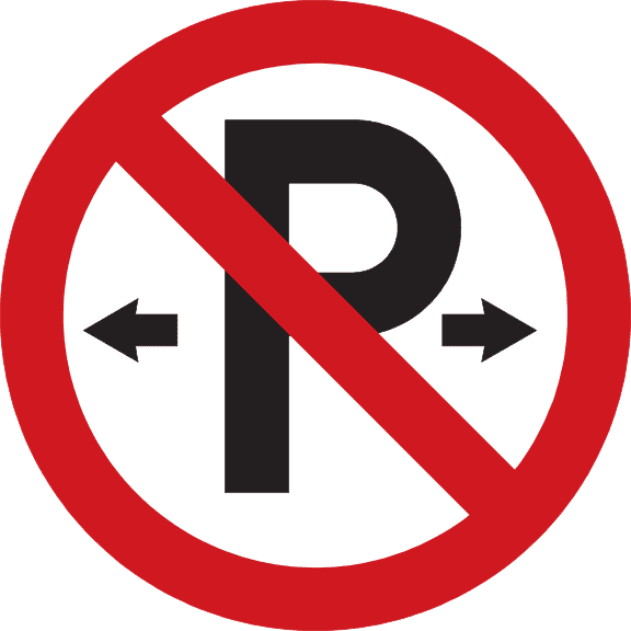Parking is not allowed.