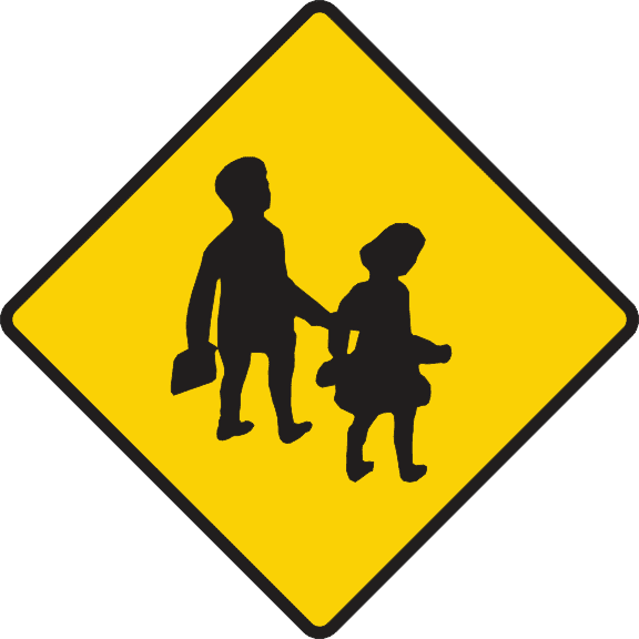 School ahead.