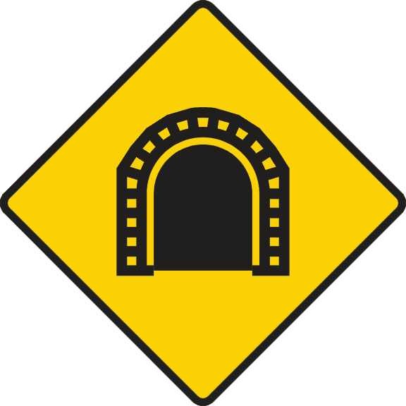 Tunnel ahead.